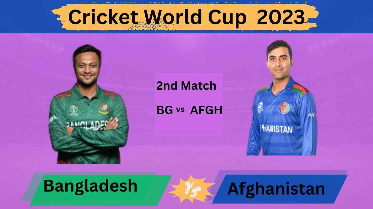 Image showing Bangladesh vs Afghanistan -Icc Worldcup 2023 