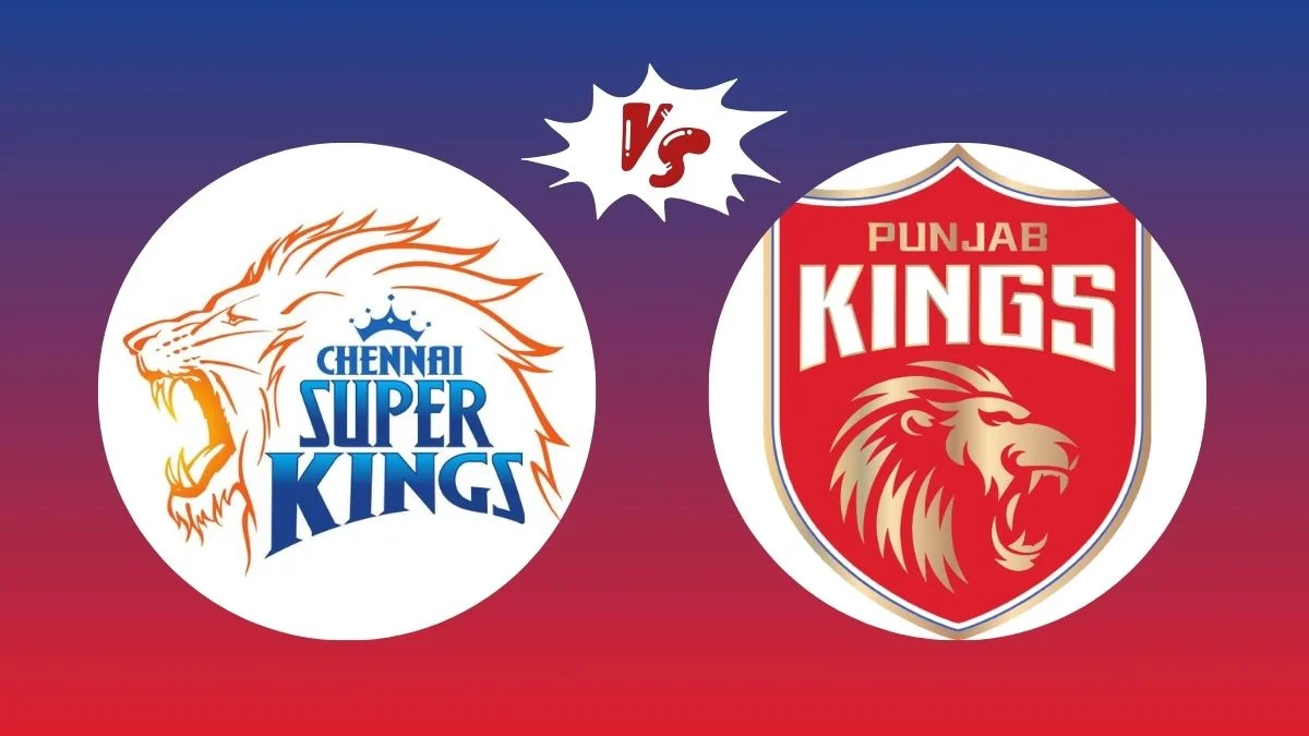 Image Showing IPL Match 11 Chennai Super Kings Vs Punjab Kings 2024