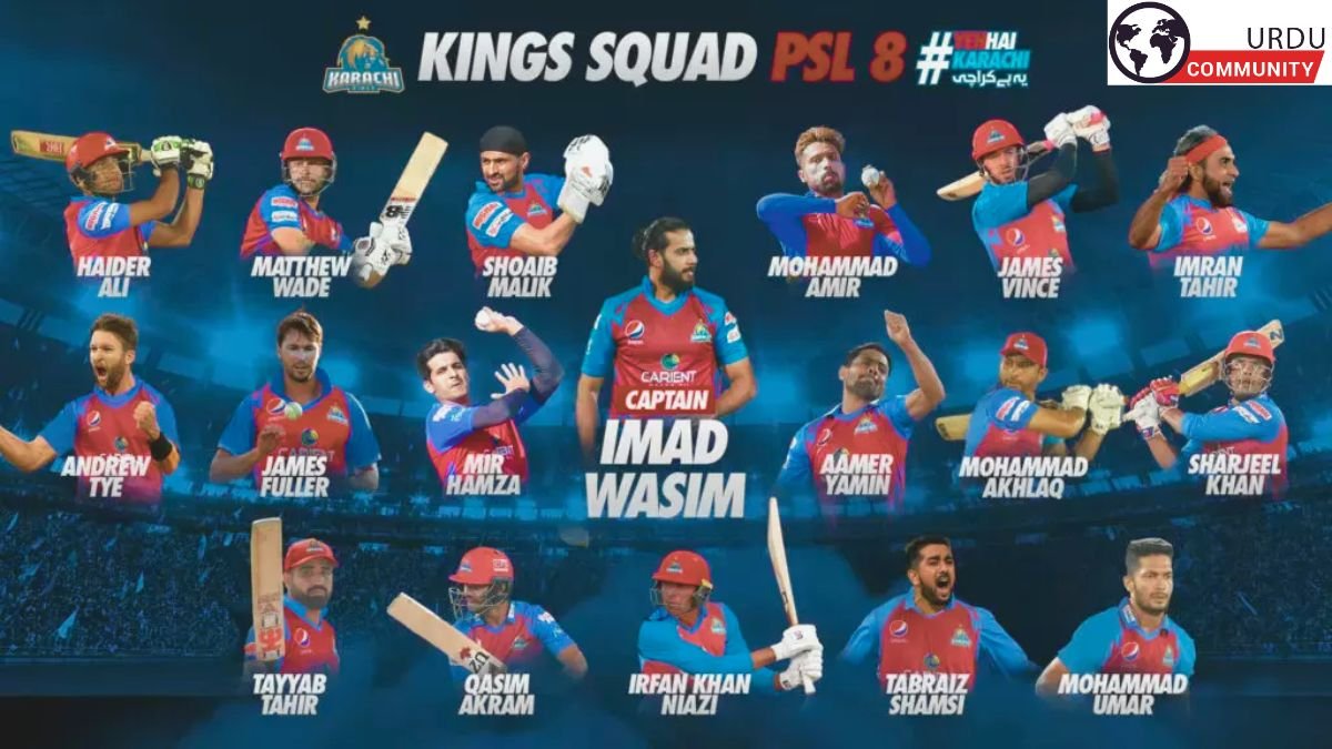 image showing Karachi Kings Squad 2024
