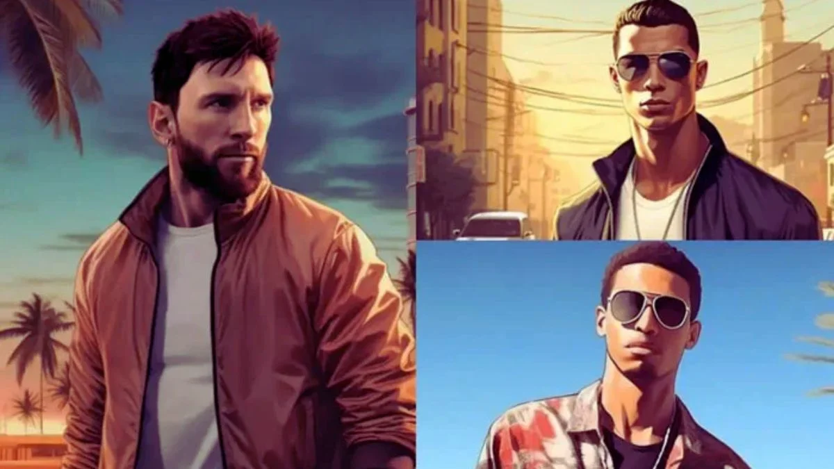 Image Showing Lionel Messi-Cristiano Ronaldo-and other footballers get Grand Theft Auto VI avatars