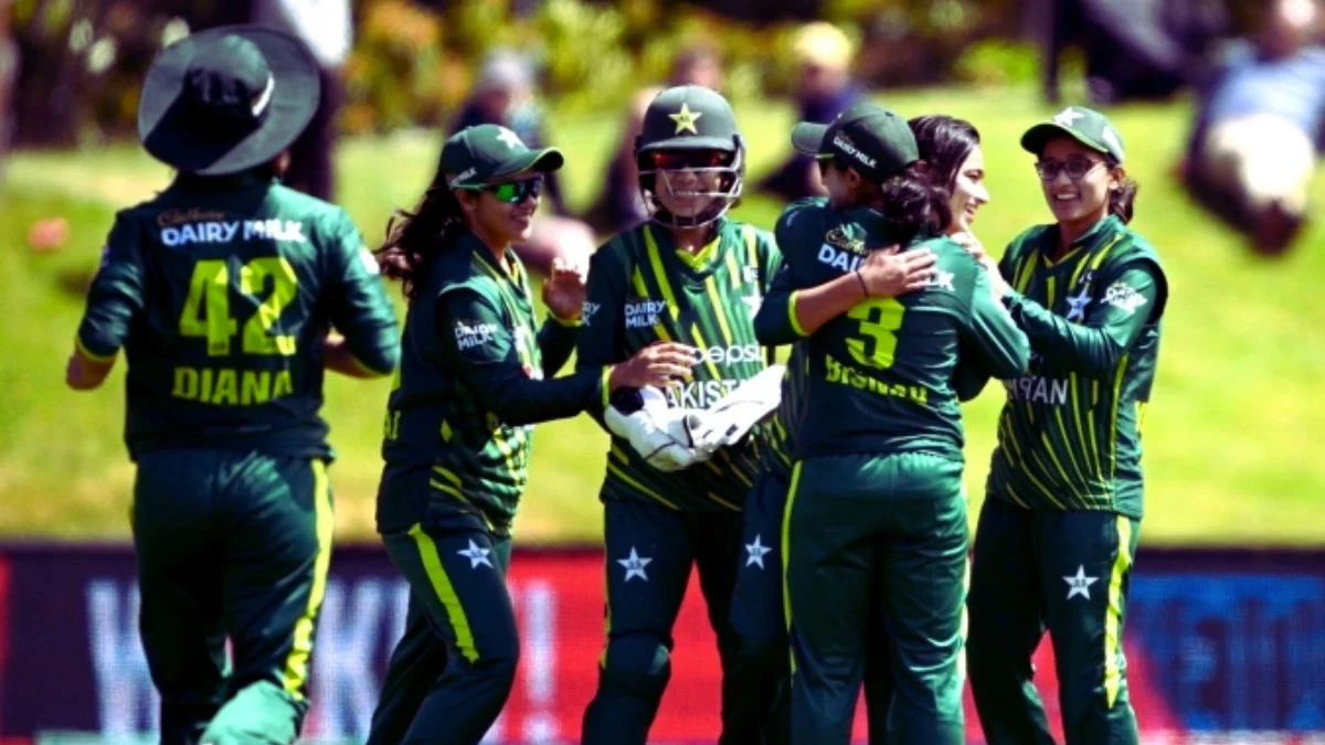 Image Showing Pakistan Women's Cricket Team Defeats New Zealand in Historic T20I Series Victory